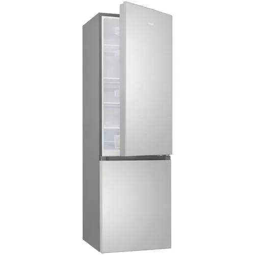 Bomann KG 7353 Stand Kühl-Gefrierkombination - Kühlschrank mit 268 L, wechselbarem Türanschlag und moderner LED-Beleuchtung in Edelstahloptik – ideal für jede Küche!