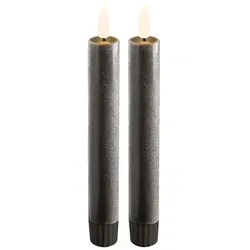 Produktbild LED-Echtwachskerze Stabkerze DecoTrend, 15 cm