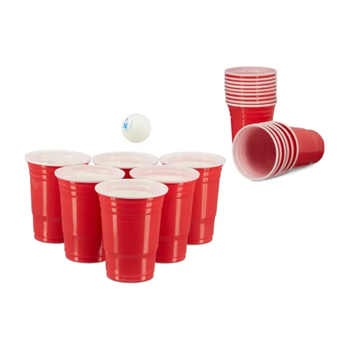 Beer pong becher Partybecher Kunststoff Trinkbecher Ausschankbecher 50 Stück