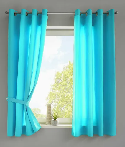 Vorhänge & Gardinen Türkis von Gardinenbox