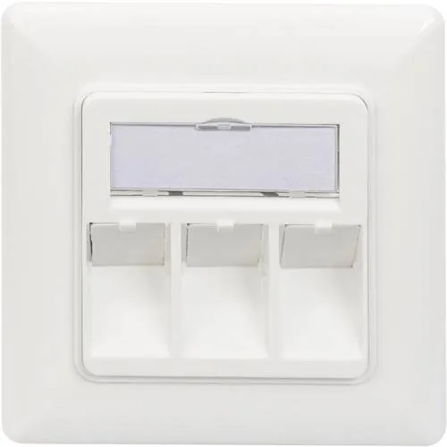 Digitus DN-93821 Keystone-Halterung 3-fach Weiß