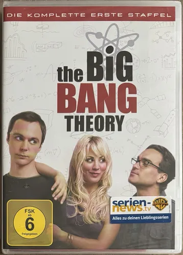 The Big Bang Theory - Komplette erste Staffel DVD - Filme: Kult-Sitcom mit Johnny Galecki & Jim Parsons, inklusive Untertiteln in Deutsch, Englisch und Portugiesisch. Ideal für Serienliebhaber!