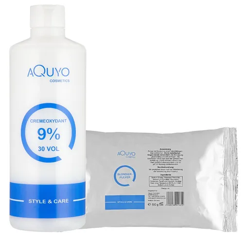 Style & Care Blondierpulver + Creme Oxydant 9% Entwickler