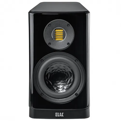 ELAC VELA BS 403.2 Schwarz Hochglanz Regal-Lautsprecher - Eleganter Regal-Lautsprecher VELA BS 403.2 in Schwarz Hochglanz, ideal für ein beeindruckendes Klangerlebnis, kabelgebunden für stabile Verbindung.