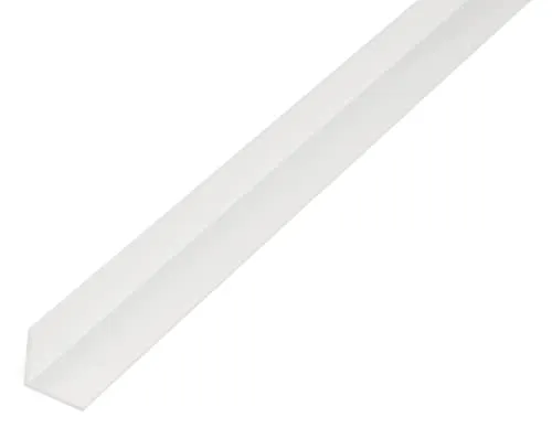 Produktbild Alberts 470579 Winkelprofil | Kunststoff, weiß | 1000 x 7 x 7 mm