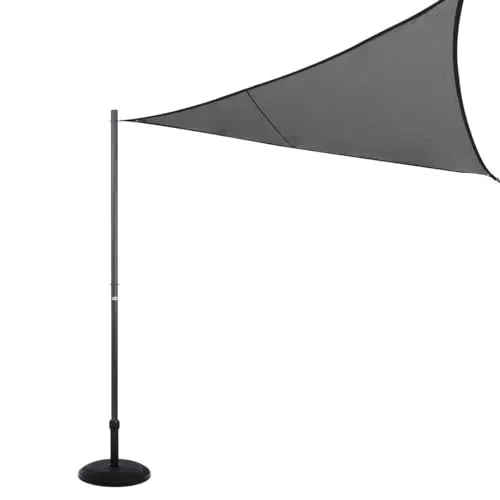 Hespéride Befestigungsstange für Sonnensegel - Graphitgrau, 50 mm - Sonnenschutz mit robuster 50 mm Befestigungsstange, ideal für sichere und stabile Sonnensegelmontage.