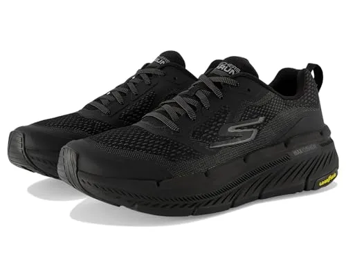 Skechers Max Cushioning Premier 2.0 Herren Schuhe Schwarz 220840-BKCC Größe 42,5 - Laufschuhe mit maximaler Dämpfung und Unterstützung, ideal für Langstreckenläufer. Die belüftete Goga Mat-Einlegesohle sorgt für Komfort und Kühlung.
