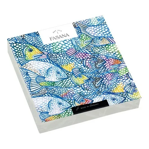 Servietten Rainbow Fishes Fische bunten Farben Meerestiere Ozean 33x33cm 20