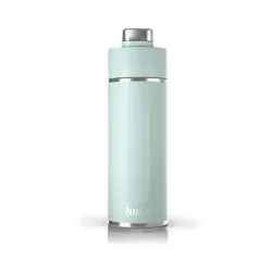 Thirsti Trinkflasche 700ml - Thermosflasche in Mint und Edelstahl - Edelstahl und BPA-frei, mit auslaufsicherem Deckel für ein sicheres Trinken unterwegs. Ideal für Sport und Freizeit.