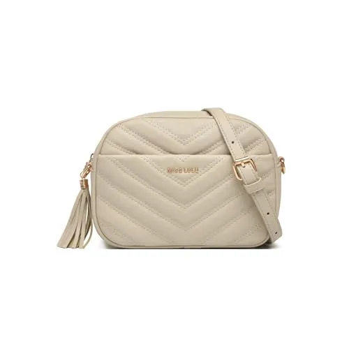 Miss Lulu Damen Umhängetasche Crossbody Bag Kleine Handytasche zum Umhängen Tägliches Arbeit Einkauf Reisen