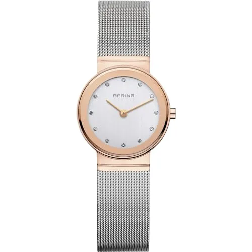 BERING Damen Uhr 10126-066 - Classic Collection mit Saphirglas - Armbanduhren für Damen mit klassischer Eleganz, ausgestattet mit kratzfestem Saphirglas und 5 ATM Wasserdichtigkeit für Alltagstauglichkeit.