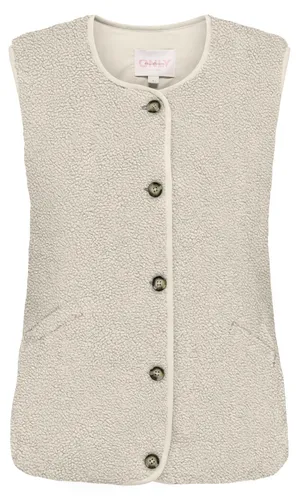 ONLY Langmantel - Stylischer Langmantel aus hochwertigem Material, ideal für Schule und Alltag. Kombiniere ihn vielseitig mit deinen Lieblingslooks. - Produkttyp: Strickjacke - Hals: Rundhals - Ärmel: Ohne Ärmel - Verschluss: Knopfleiste