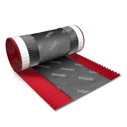 DQ-PP FIRSTBAND | Länge 5m | vRoll | Breite 320mm | Kirsche RAL 3011 |Aluminium PP Vlies | Selbstklebend | Dach Dachfirst Firstrolle First Rollfirst Band | Grat Gratrolle Gratband Firstabdeckung