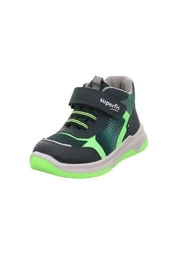 Superfit Cooper Stiefel - Sneaker für Kinder in Größe 28, grün mit atmungsaktiver Membrane und bequemer Schlupfform für leichtes An- und Ausziehen.