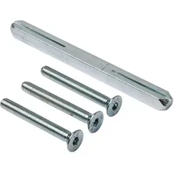 Ms Beschläge - Vierkantstift 8mm Befestigungsset Schutzbeschlag Drücker / Drücker 37-43mm