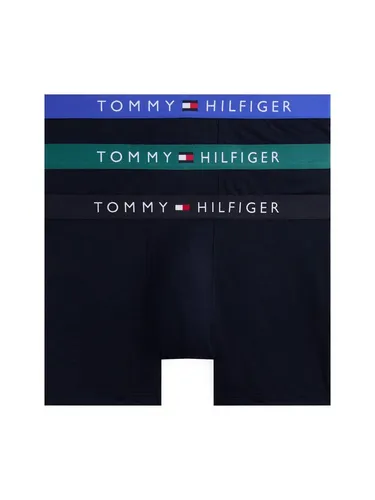 Tommy Hilfiger Herren 3er Pack Boxershorts Briefs mit Logobund, Mehrfarbig - Herrenunterhosen, komfortable Passform mit elastischem Taillenbund für höchsten Tragekomfort und ideal für Sport oder Alltag.