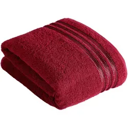 Vossen Badetuch Cult de Luxe in rot von Vossen