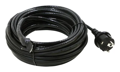 AS Schwabe Eis-Stop-Heizkabel 20m mit Thermostat - 67013 - Baustellenbeleuchtung und zuverlässiger Frostschutz für Rohre, ideal für Wintermonate und sichere Anwendung.