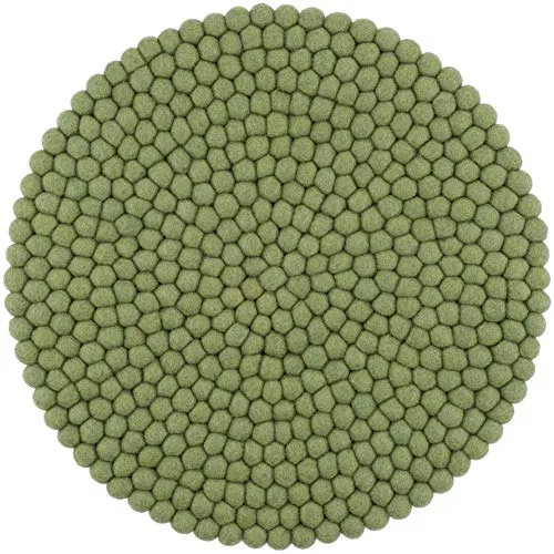 myfelt Filzkugel Sitzauflage Kaspar in grün von myfelt