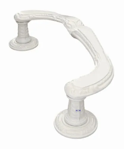 Haustür Stossgriff 3330 Weiss 245 mm Türgriffe Türbeschlag Griffstange