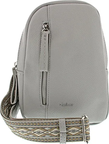 Gabor bags Silena Damen Handtasche Sling Bag Rucksack, 3 L Grau - Damen-Rucksackhandtaschen, eleganter Sling Bag mit verstellbarem Schulterriemen für individuellen Tragekomfort und hochwertigem Design.