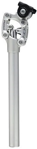 Suntour 2522051500 Federsattelstütze, Silber - Hochwertige Sattelstütze für optimalen Fahrkomfort, ideal für Mountainbikes und Trekkingräder.