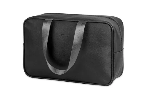 Große Kosmetiktasche Schwarz Damen Reise Organizer Makeup Tasche - Reisetaschen - Hochwertige Kosmetiktasche in vollem Format, ideal für Reisen und zur perfekten Organisation von Make-up und Pflegeprodukten.