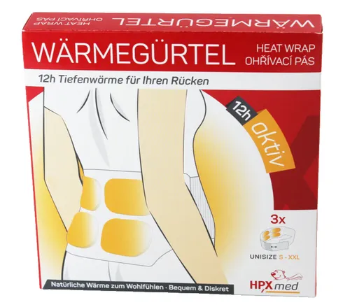 Wärmegürtel || Wärmekissen für Rücken Bauch Nierenwärmer Heizgürtel 3 x