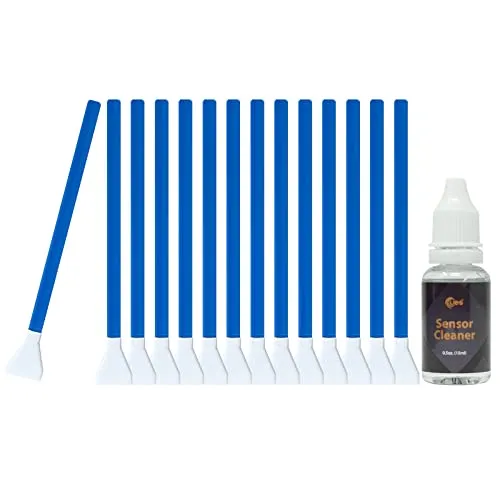 UES APS-C Sensorreinigungsset: 14 Swabs 16 mm + 15 ml Reiniger
