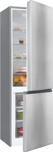 Exquisit Kühl-Gefrierkombination KGC265-70-010D inoxlook in silber von Exquisit