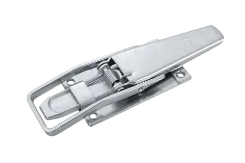 KNOTT Anhängerseitenschloss 275 mm Bordwandverschluss für sicheren Transport, Robustes Seitenschloss 80 mm Breite aus verzinktem Stahl für PKW-Anhänger, Modell 417177.001