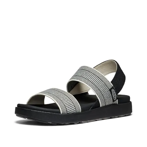 KEEN Damen Elle Backstrap Sandalen mit Keilabsatz - Wanderschuhe mit recycelten Materialien, breitem Riemen für sicheren Halt und dauerhafter Dämpfung für optimalen Komfort beim Gehen.