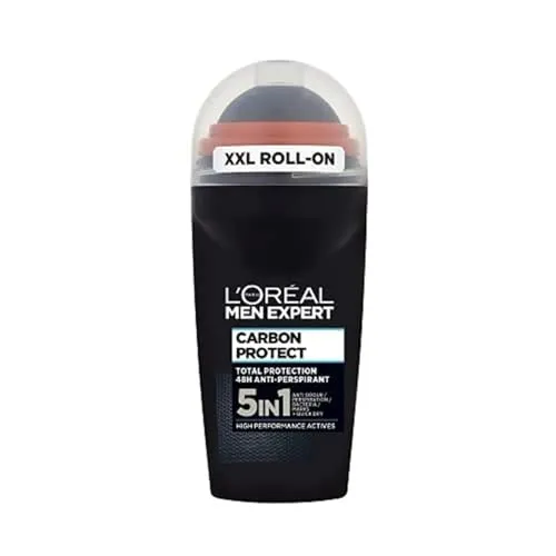 L'Oréal Paris Men Expert Antiperspirant Roll-On 50 ml - Deo für Männer, bietet 48 Stunden zuverlässigen Schutz vor Schweiß und Geruch, ideal für den aktiven Lebensstil.