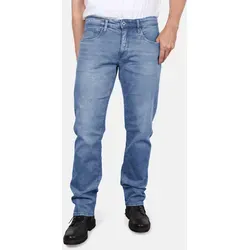 Denver Fashion Herren 5-Pocket-Jeans Straight Fit - Hochwertige 5-Pocket Jeans im Regular Straight Schnitt, ideal für den Alltag mit optimalem Tragekomfort und vielseitiger Kombinierbarkeit.