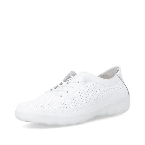 Remonte Sneaker weiß 40 EU – Moderner Komfort - Stylische Sneaker in Größe 40, aus Glattleder gefertigt, mit praktischem Gummizug für einfachen Einstieg. Ideal für den täglichen Gebrauch und einen modernen Look.