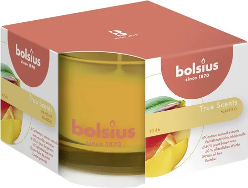 Bolsius Duftkerze im Glas True Scents Mango