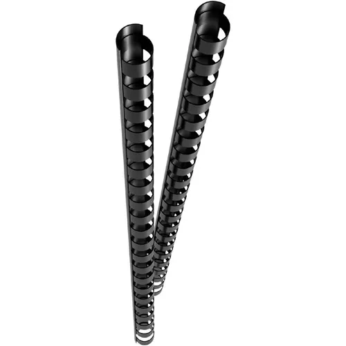 Genie Spiralbinderücken 8mm 25 Stk, schwarz von Genie