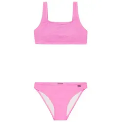 PROTEST Kinder Bikini PRTTuni JR - Der PRTTuni JR Bikini für Mädchen überzeugt durch seine schlichte Eleganz und bequeme Passform. Ideal für Strandabenteuer, mit herausnehmbaren Polstern für individuelle Anpassung. Perfekt für Schwimmen und Spielen!