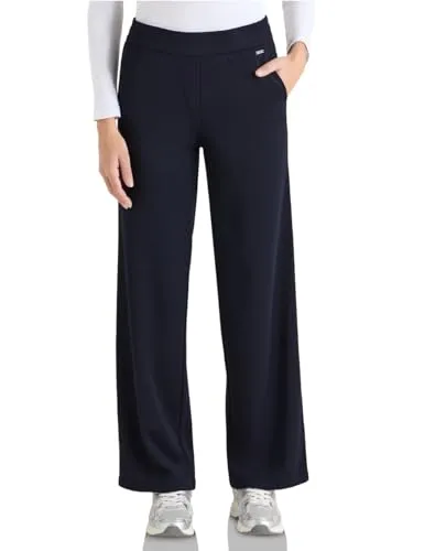 Cecil Wide Leg Hose Universal Blue XL von CECIL
