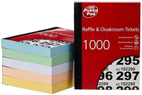 Pukka Pads Wert Gäste Lostrommel Ticket (6 Stück) Nummernblock