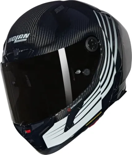 NOLAN HELMET X-804 RS ALA 345 S, Carbon/White/Black, Carbon/White/Black