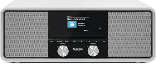 TechniSat DIGITRADIO 330 Digitalradio (DAB) (Digitalradio (DAB), FM-Tuner mit RDS, 10 W, UKW, CD-Player, Bluetooth, USB, Farbdisplay, Wecker, Fernbedienung)