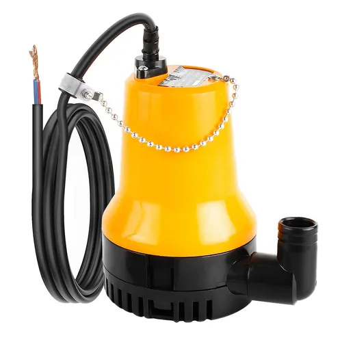 Tauchpumpe Wasserpumpe DC 12V 60W 3600L/H für Teich Boot mit 1.3m Kabel