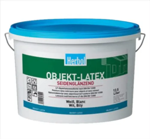 Herbol Objekt-Latex seidenglänzend 12,5 l weiß von Herbol