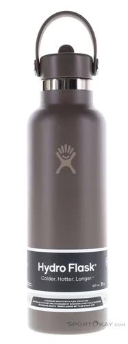 Hydro Flask 21oz Standard Flex Straw Cap Isolierflasche - Isolierflasche (0.621L) aus hochwertigem Edelstahl, mit Pulverbeschichtung und praktischem Trinkhalm-Deckel für einfachen Genuss unterwegs.
