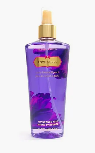 VICTORIA'S SECRET Love Spell Körpermist 250 ml - Langanhaltender Körpermist mit dem verführerischen Duft von Kirschblüten und Pfirsich. Ideal für den täglichen Frischekick und perfekt für unterwegs. Größe: 250 ml, für ein erfrischendes Dufterlebnis.