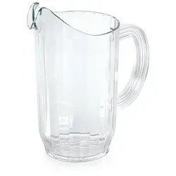12x Krug / Karaffe mit Eislippe 1,4 l, Polycarbonat