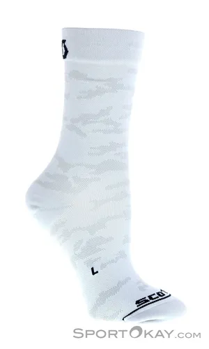 Scott Trail Camo Crew Bikesocken-Weiss-L von Scott