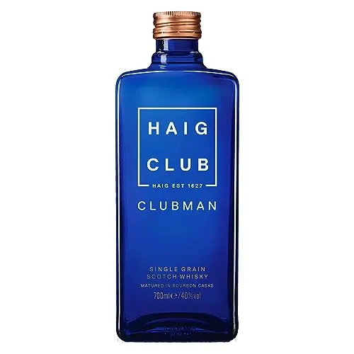 Haig Club CLUBMAN Single Grain Scotch Whisky 40% Vol. 0,7l - Whisky - Ein milder und zugänglicher Single Grain Scotch Whisky, ideal für Einsteiger und Liebhaber mit fruchtigen Aromen und eleganter Präsentation.