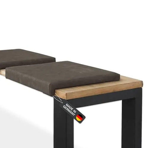 Lycce Bankauflage Sitzkissen Klemmkissen 35cm - Hochwertige Bankauflage aus Kunstleder, made in Germany, weich gepolstert und verrutscht nicht – ideal für gemütliches Sitzen.